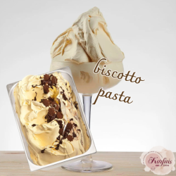 Γεύση παγωτού μπισκότο biscotto pasta