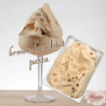 Γεύση παγωτού φουντούκι brown hazelnut pasta