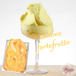 Γεύση παγωτού πεπόνι melone fortefrutto