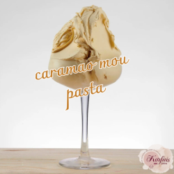Γεύση παγωτού καραμέλα caramao mou pasta