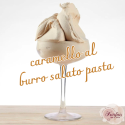 Γεύση παγωτού αλμυρή καραμέλα caramello al burro salato pasta