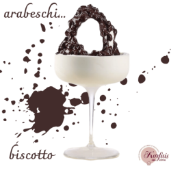Ρίπλα μπισκότο σοκολάτας arabeschi biscotto