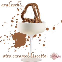 Ρίπλα μπισκότο καραμέλας arabeschi otto caramel biscotto