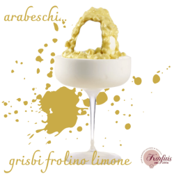 Ρίπλα λεμόνι με μπισκότο λεμόνι arabeschi grisbi frolino limone