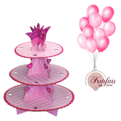 Βάση cup cakes 3όροφη  χάρτινη