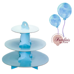 Βάση cup cakes 3όροφη  χάρτινη
