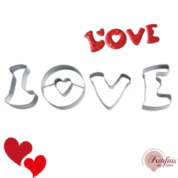 Κουπάτ μεταλλικό LOVE