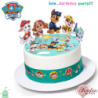Σχέδιο τούρτας Paw patrol for ever σετ 20cm