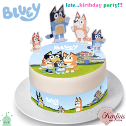 Σχέδιο τούρτας Bluey σετ 20cm