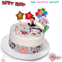 Σχέδιο τούρτας Betty Boop καθιστή σετ 20cm