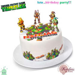 Σχέδιο τούρτας Tmnt ninja training σετ 20cm