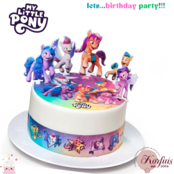 Σχέδιο τούρτας My little pony σετ 20cm