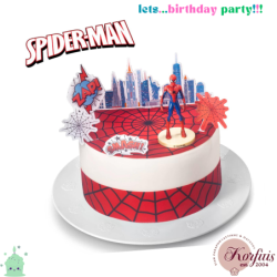 Σχέδιο τούρτας Spiderman σετ 20cm
