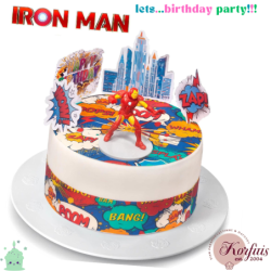 Σχέδιο τούρτας Iron man σετ 20cm
