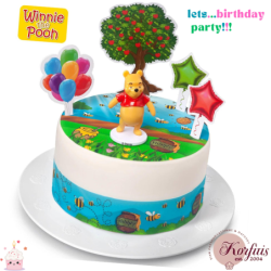 Σχέδιο τούρτας Winnie the pooh σετ 20cm