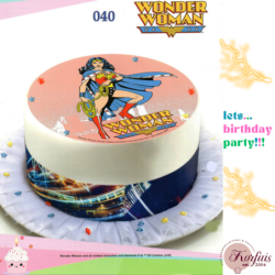 Σχέδιο τούρτας wonder woman σετ 20cm