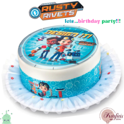 Σχέδιο τούρτας Rusty Rivets σετ 20cm