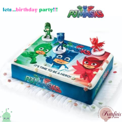 Σχέδιο τούρτας  Pj Masks 2 σετ 20x30cm