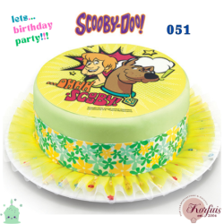 Σχέδιο τούρτας scooby doo σετ 20cm