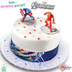 Σχέδιο τούρτας Avengers marvel σετ 20cm