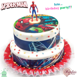 Σχέδιο τούρτας Spiderman σετ 20cm