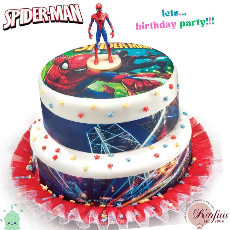 Σχέδιο τούρτας Spiderman σετ 20cm