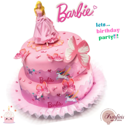 Σχέδιο τούρτας Barbie σετ 20cm