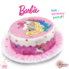 Σχέδιο τούρτας Barbie μονόκερος σετ 20cm