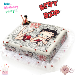 Σχέδιο τούρτας Betty boop σετ 20x30cm