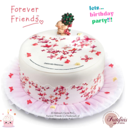 Σχέδιο τούρτας forever friends σετ 20cm