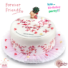 Σχέδιο τούρτας forever friends σετ 20cm