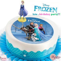 Σχέδιο τούρτας Frozen elsa σετ 20cm