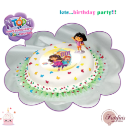 Σχέδιο τούρτας Dora the explorer σετ 20cm