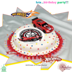 Σχέδιο τούρτας Hot wheels "The ride of your life" σετ 20cm