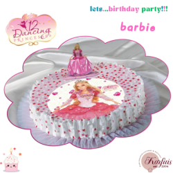 Σχέδιο Barbie με καρδιές σετ 20cm