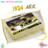 Σχέδιο τούρτας Αεκ "Yellow fever" σετ 20x30cm