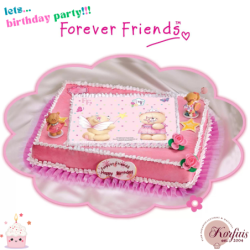 Σχέδιο τούρτας forever friends σετ 20x30cm