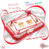 Σχέδιο τούρτας forever friends σετ 20x30cm