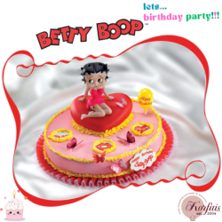Σχέδιο τούρτας betty boop σετ