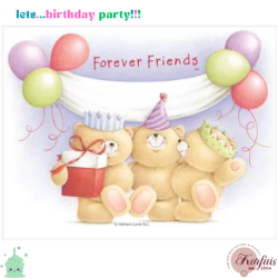 Σχέδιο τούρτας forever friend 20x30cm