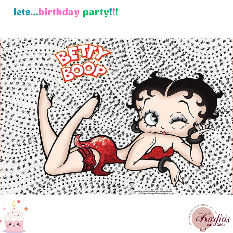 Σχέδιο τούρτας betty boop 20x30cm