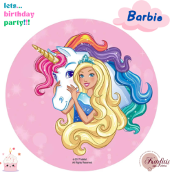 Σχέδιο τούρτας Barbie 20cm