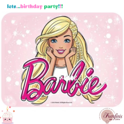 Σχέδιο τούρτας Barbie 20x30cm