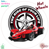 Σχέδιο τούρτας Hot wheels 20cm