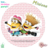 Σχέδιο τούρτας Minions διακοπές 20cm