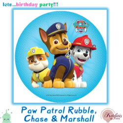 Σχέδιο τούρτας Paw Patrol 20cm
