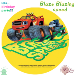 Σχέδιο τούρτας Blaze Blazing speed 20cm