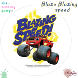 Σχέδιο τούρτας Blaze Blazing speed 20cm