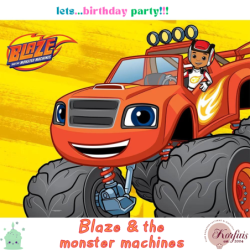 Σχέδιο τούρτας Blaze 20x30cm