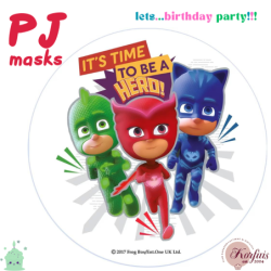 Σχέδιο τούρτας Pj masks 20cm